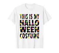 This is My Halloween Costume Colorful Pumpkins T-Shirt