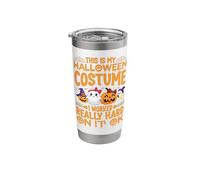 This is My Halloween Costume I Worked Really Hard On It Ok Stainless Steel Insulated Tumbler