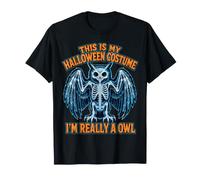 This is My Halloween Costume I'm Really an Owl Skeleton T-Shirt