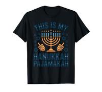This is My Hanukkah Pajamakah Menorah Dreidel T-Shirt