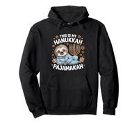 This Is My Hanukkah Pajamakah Sloth Funny Pullover Hoodie