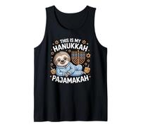 This is My Hanukkah Pajamakah Sloth Funny Tank Top