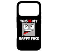 This Is My Happy Face funny cool sarcastic bad attitude Case for iPhone 17 Pro