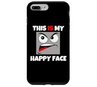 This Is My Happy Face funny cool sarcastic bad attitude Case for iPhone 7 Plus/8 Plus