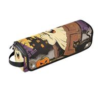 This is My Happy Face Ghosts Halloween 2 in 1 Hair Tools Organizer with Removable Heat Resistant Mat Travel Hair Straightener Bag for Straigheners Curling Iron Dryer