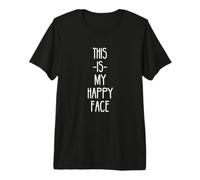 This is My Happy Face Grumpy Resting Face T-Shirt Premium T-Shirt
