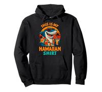 This Is My Hawaiian Shirt Tropical Luau Shark Vacation Pullover Hoodie