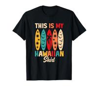 This-is My Hawaiian Summer Retro Design Vintage Tropical T-Shirt