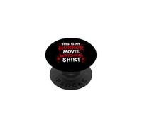 This Is My Horror Movie Watching Shirt Halloween Horror Fan PopSockets Adhesive PopGrip