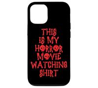 This Is My Horror Movie Watching Shirt Halloween Horror Film Case for iPhone 12/12 Pro