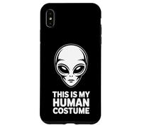 This Is My Human Costume Funny Alien Halloween Design Case for iPhone XS Max