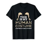This is My Human Costume I Am Really A Ball Python Halloween Value Graphic T-Shirt