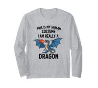 This is My Human Costume I Am Really A Dragon Long Sleeve T-Shirt