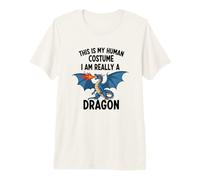 This is My Human Costume I Am Really A Dragon Premium T-Shirt