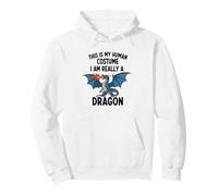 This Is My Human Costume I Am Really A Dragon Pullover Hoodie
