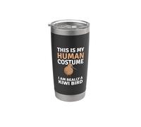This is My Human Costume I Am Really A Kiwi Bird Funny Stainless Steel Insulated Tumbler