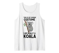 This is My Human Costume I Am Really A Koala Tank Top