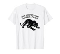 This is My Human Costume I Am Really A Panther Value Graphic T-Shirt