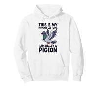 This Is My Human Costume I Am Really A Pigeon Pullover Hoodie