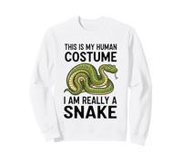 This Is My Human Costume I Am Really A Snake Sweatshirt