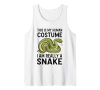 This is My Human Costume I Am Really A Snake Tank Top