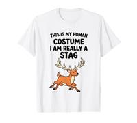 This is My Human Costume I Am Really A Stag Value Graphic T-Shirt