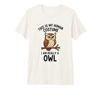 This is My Human Costume I Am Really an Owl Premium T-Shirt