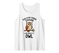 This is My Human Costume I Am Really an Owl Tank Top