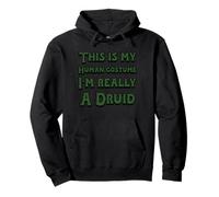 THIS IS MY HUMAN COSTUME I’M REALLY A DRUID | COSPLAY Pullover Hoodie