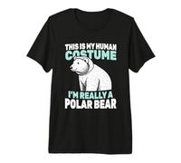 This is My Human Costume I’m Really a Polar Bear Premium T-Shirt