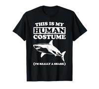 This is My Human Costume I’m Really A Shark Funny Halloween T-Shirt