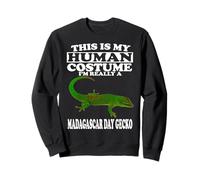This Is My Human Costume I'm A Madagascar Day Gecko Lizard Sweatshirt