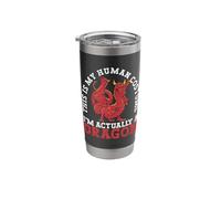 This is My Human Costume I'm Actually A Dragon Halloween Stainless Steel Insulated Tumbler