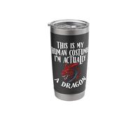 This is My Human Costume I'm Actually A Dragon Halloween Stainless Steel Insulated Tumbler
