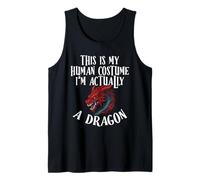This is My Human Costume I'm Actually A Dragon Halloween Tank Top
