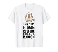 This is My Human Costume I'm Really A Baboon T-Shirt