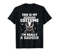 This is My Human Costume I'm Really a Badger T-Shirt