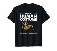 This is My Human Costume Im Really A Bagpipe Value Graphic T-Shirt