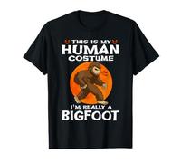 This is My Human Costume I'm Really A Bigfoot Halloween Value Graphic T-Shirt