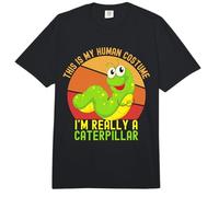 This is My Human Costume I'm Really A Caterpillar Shirts Men Comfort Colors Adult Heavyweight T-Shirt