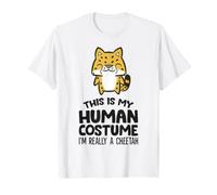 This is My Human Costume I'm Really A Cheetah T-Shirt