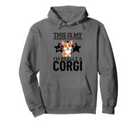 This Is My Human Costume I'm Really A Corgi Pullover Hoodie