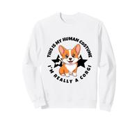 This Is My Human Costume I'm Really A Corgi Sweatshirt