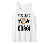 This is My Human Costume I'm Really A Corgi Tank Top