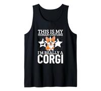 This is My Human Costume I'm Really A Corgi Tank Top