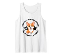 This is My Human Costume I'm Really A Corgi Tank Top