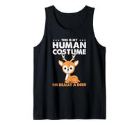 This is My Human Costume Im Really A Deer Tank Top