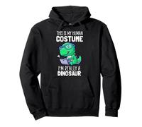 This is my human costume I'm really a dinosaur - Dino Lovers Pullover Hoodie