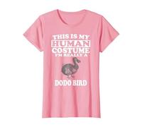 This Is My Human Costume I'm Really A Dodo Bird T-Shirt, Women, Pink, Medium