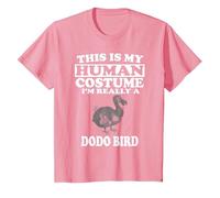This is My Human Costume I'm Really A Dodo Bird T-Shirt, Youth, Pink, Large
